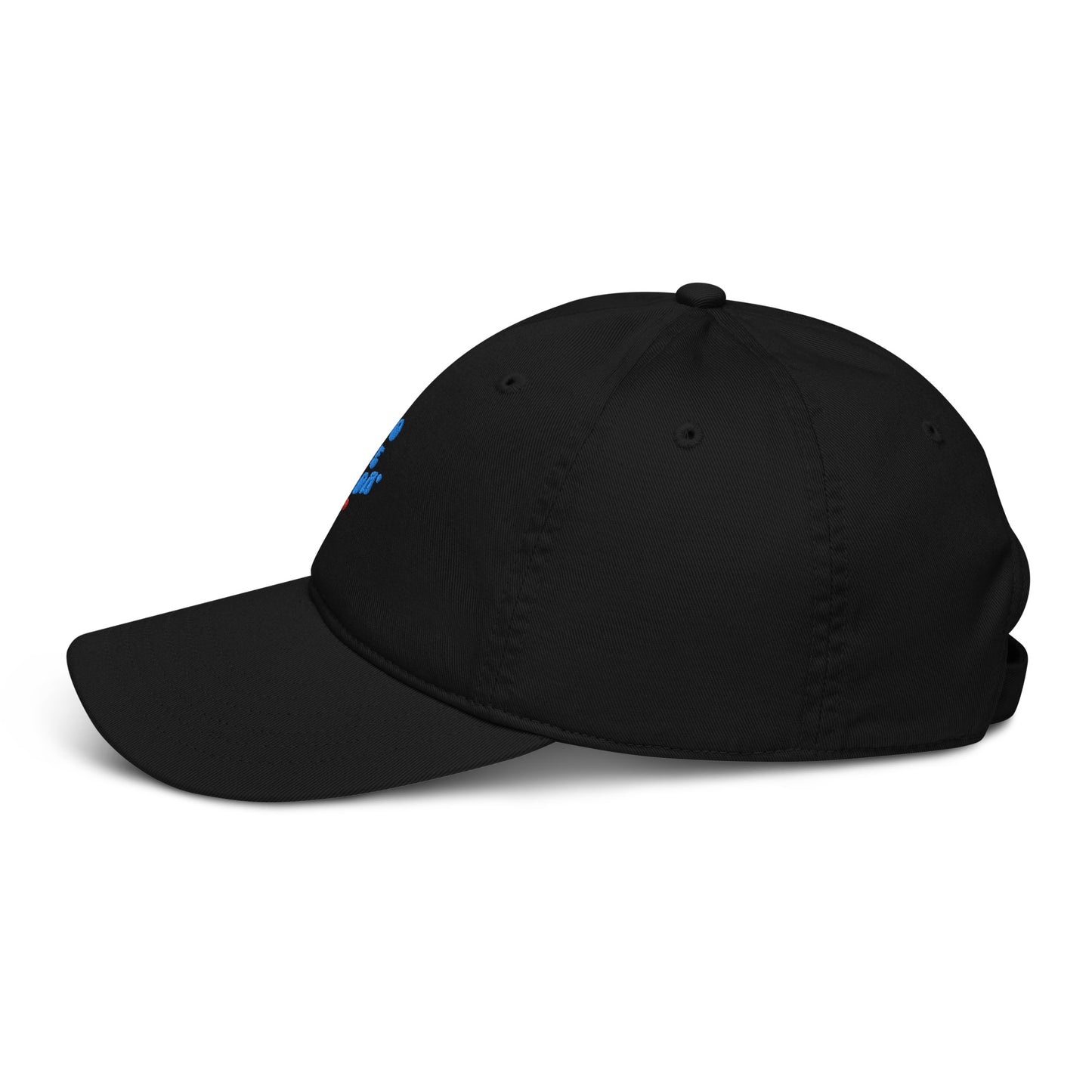 Organic dad hat -blue logo- heart