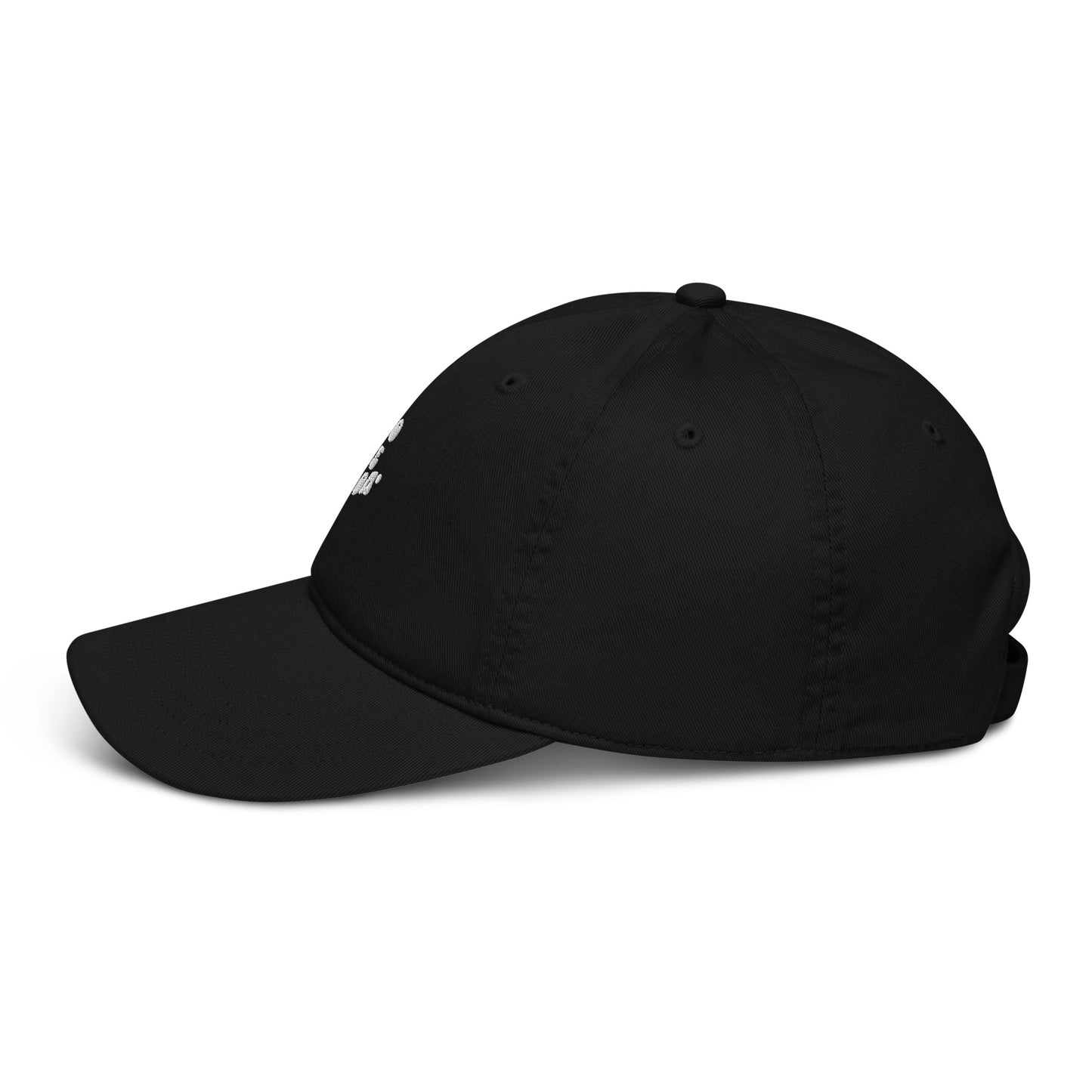 Organic dad hat-white logo