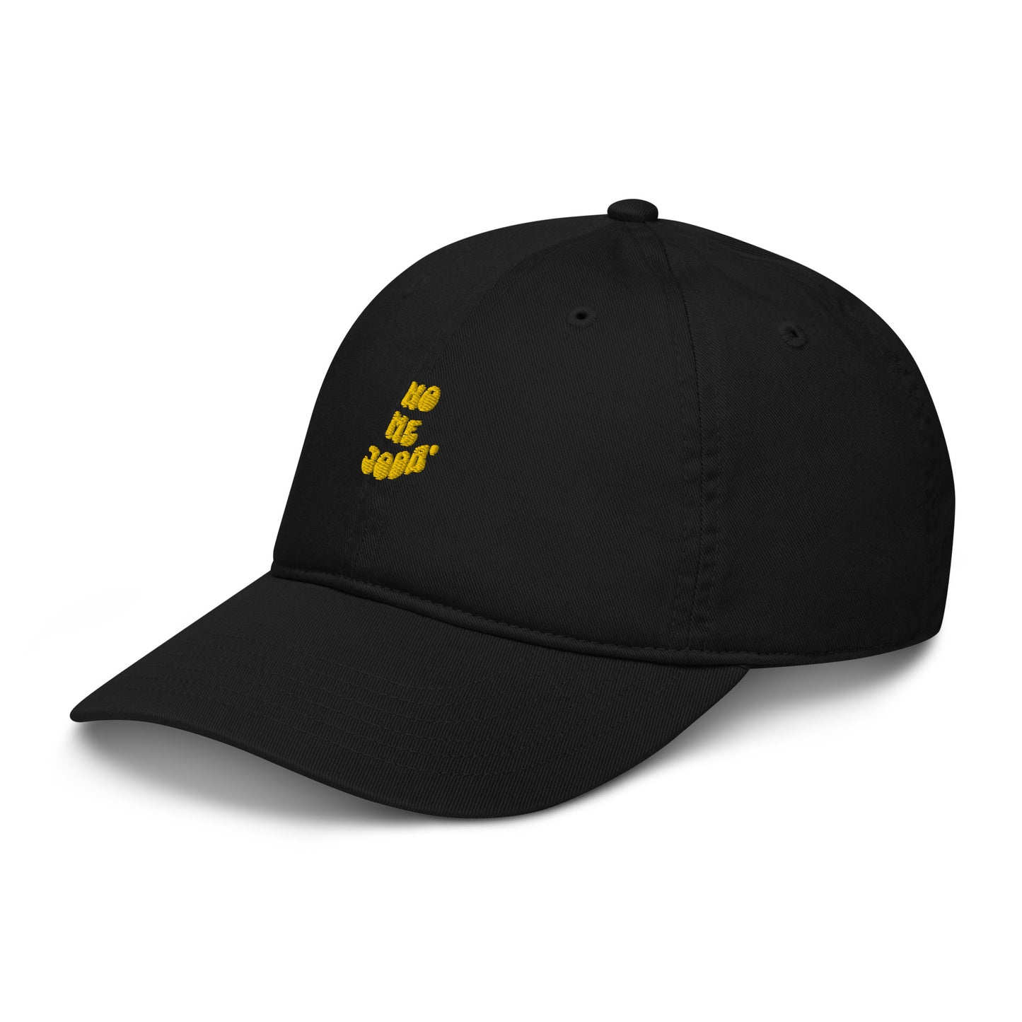 Organic dad hat-yellow logo