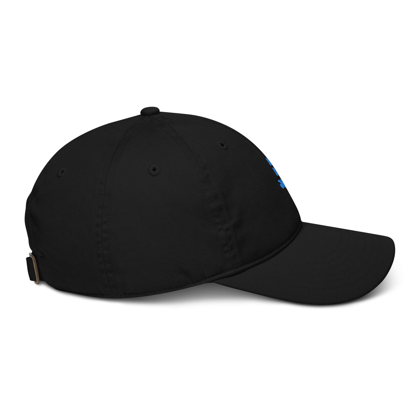 Organic dad hat -blue logo- heart