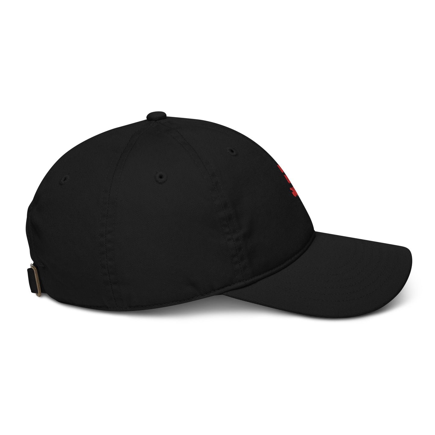 Organic dad hat-red logo