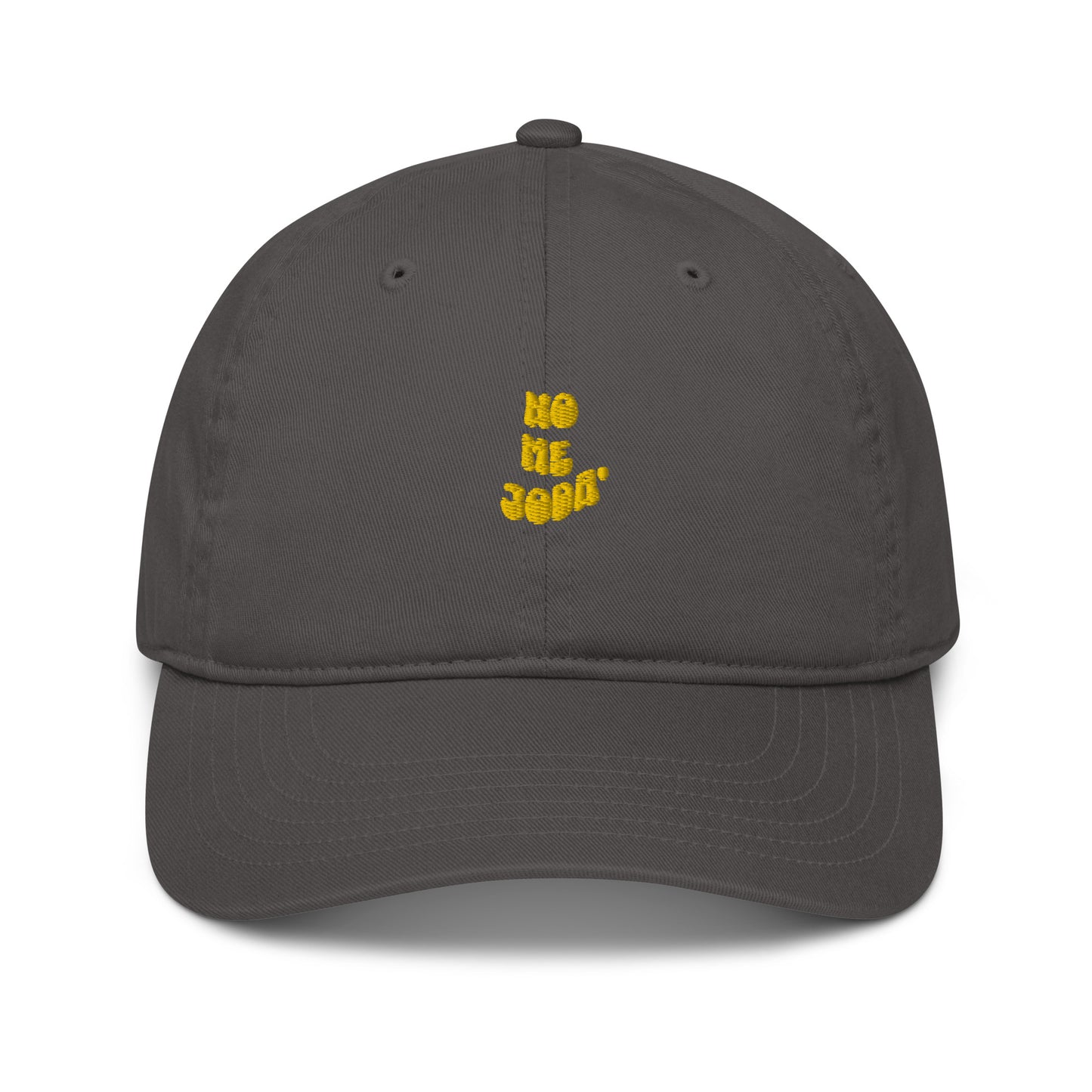 Organic dad hat-yellow logo