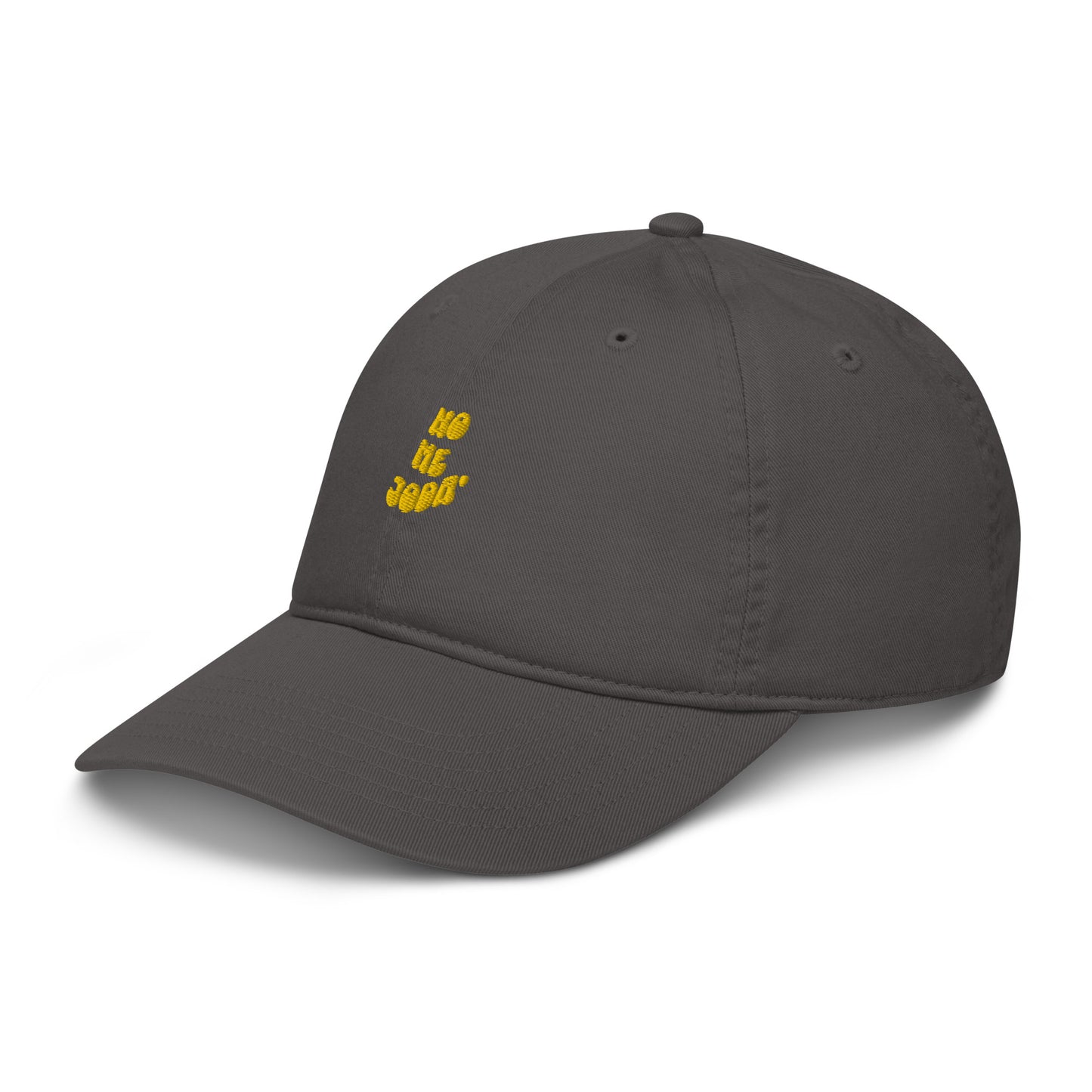 Organic dad hat-yellow logo