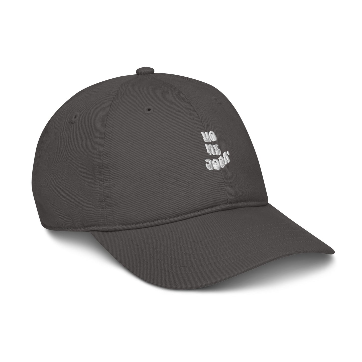 Organic dad hat-white logo