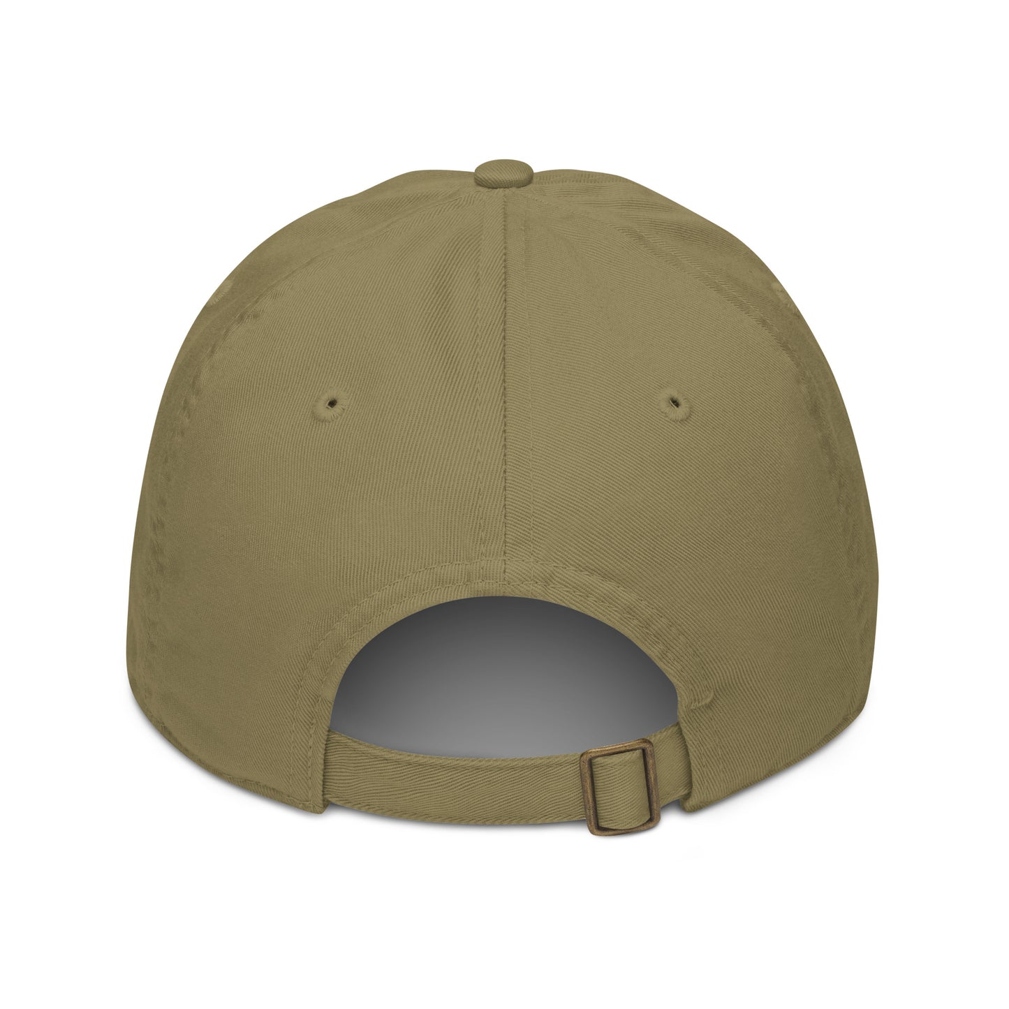 Organic dad hat-white logo