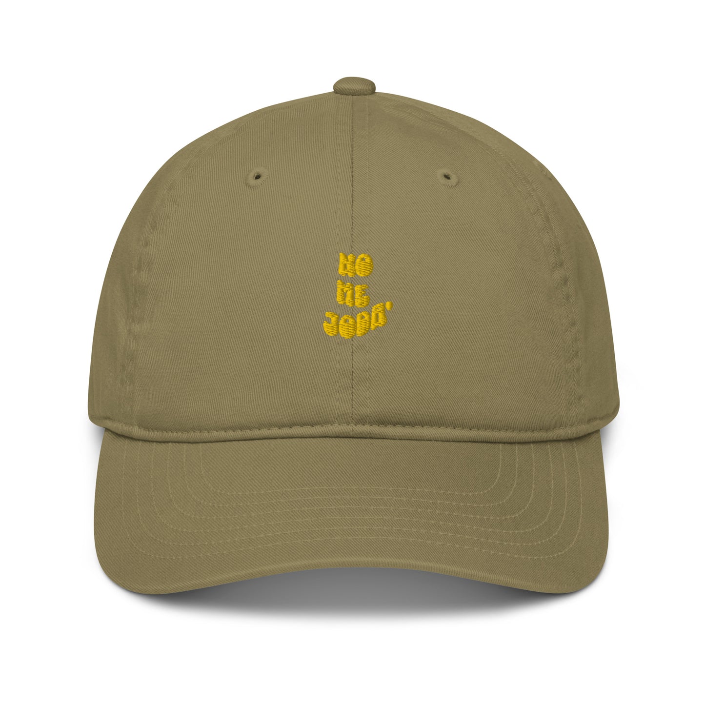 Organic dad hat-yellow logo