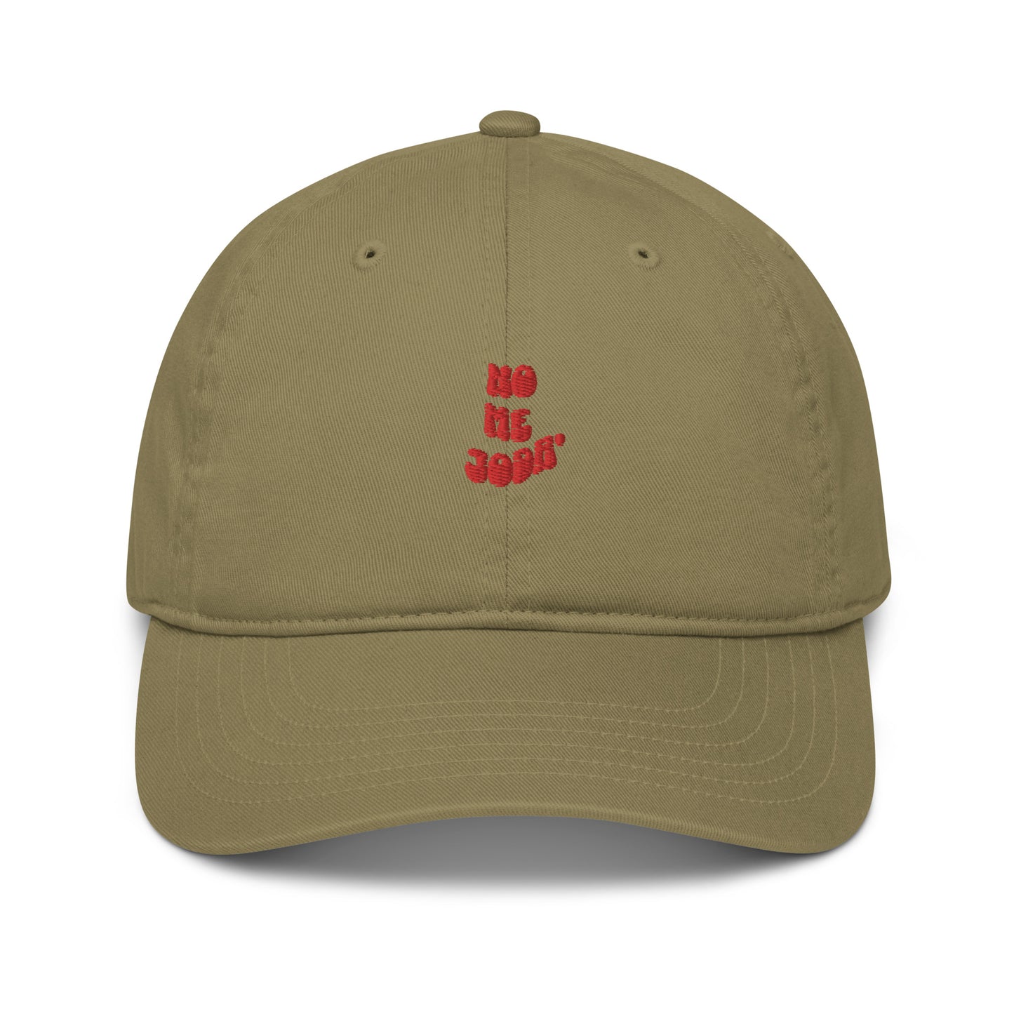 Organic dad hat-red logo