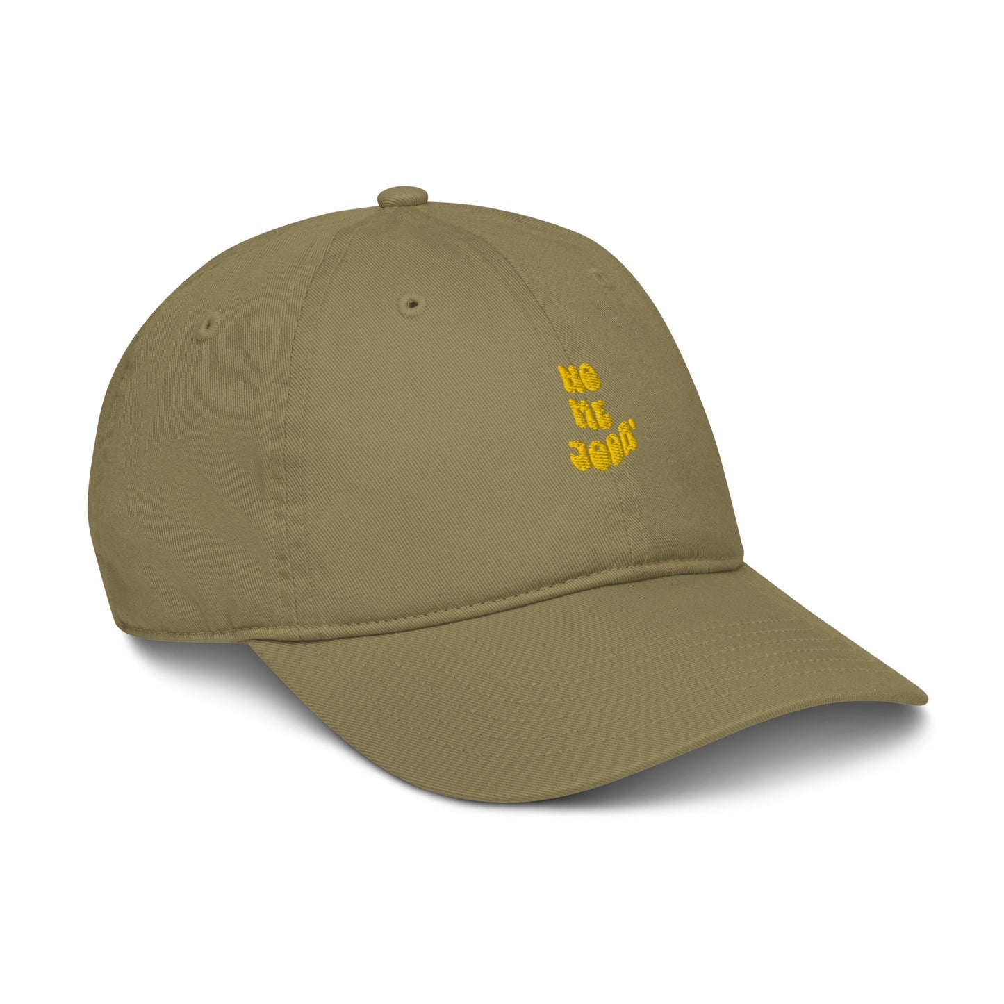 Organic dad hat-yellow logo