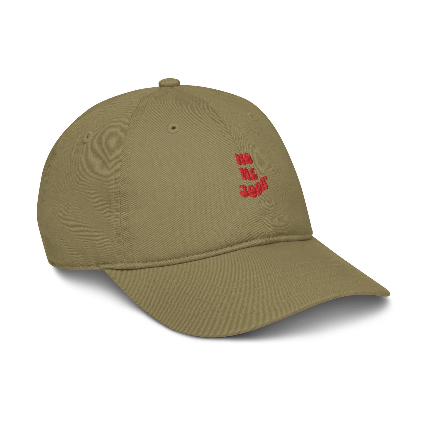 Organic dad hat-red logo