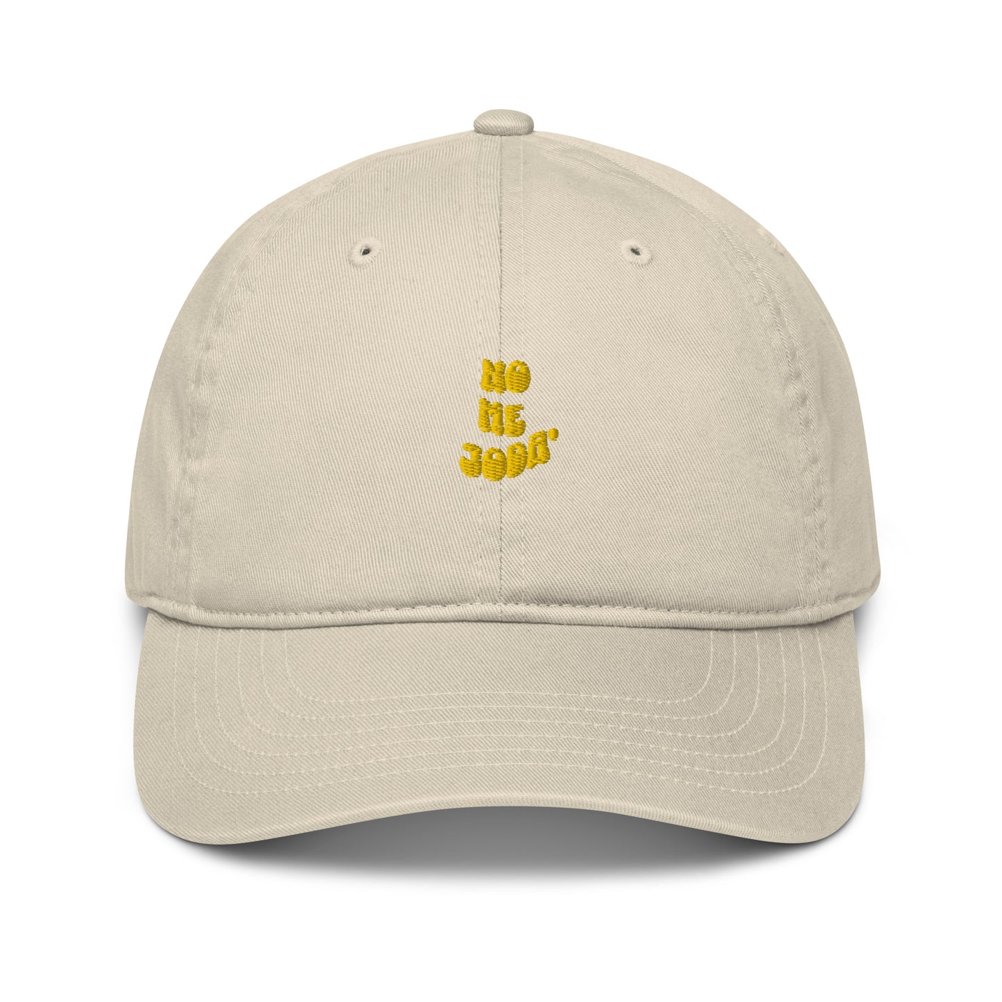 Organic dad hat-yellow logo