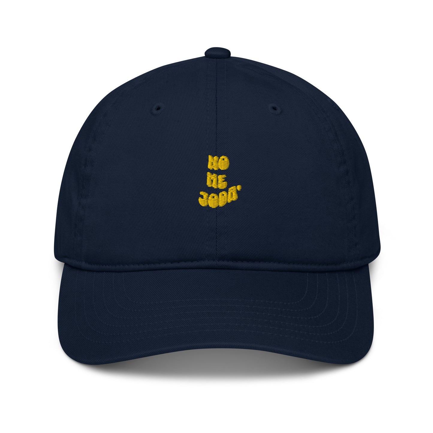 Organic dad hat-yellow logo