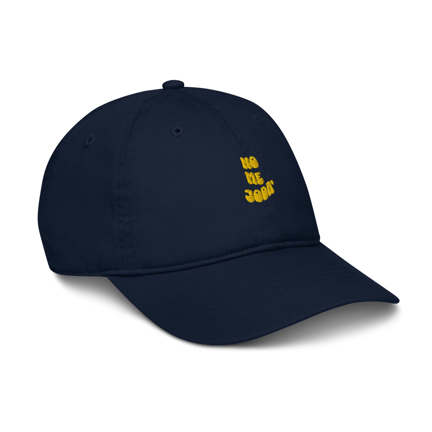Organic dad hat-yellow logo