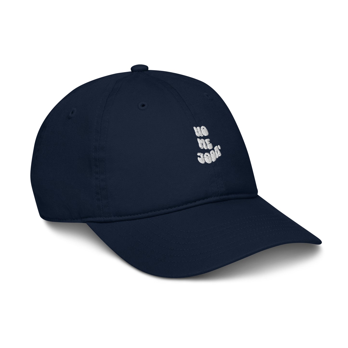 Organic dad hat-white logo