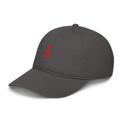 Organic dad hat-red logo